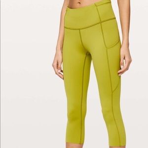 SOLD!! Lululemon Fast and Free Crop 19” Leggings